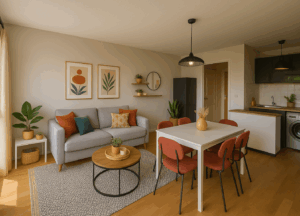 Appartement T2 40m2 avec balcon, parking et résidence sécuri